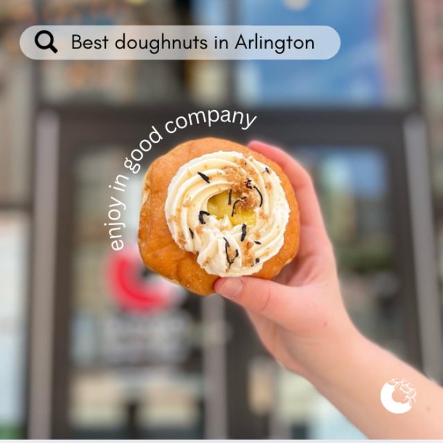 Creator post for a local bakery launch